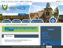 Tablet Screenshot of halze.cz